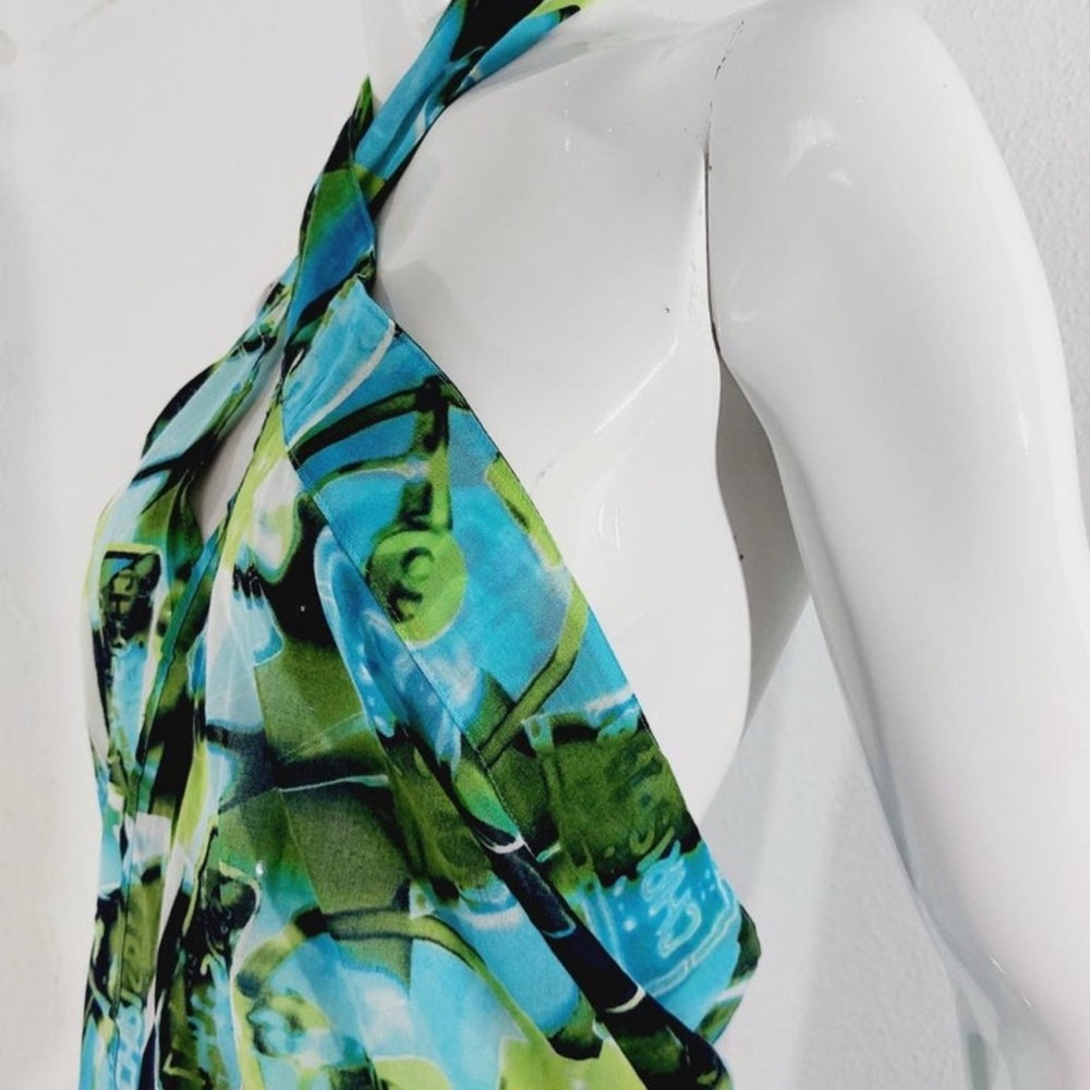 Auth RARE DIOR Pareo John Galliano RARE Sarong Wrap swim cover up vintage New - Picture 7 of 10